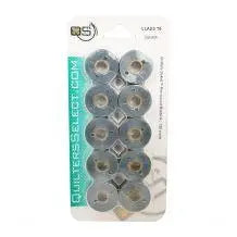 Quilters Select Bobbins - Class 15- SLATE GRAY