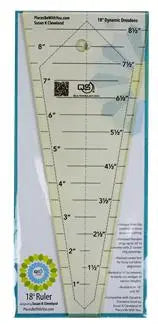 Quilters Select DRESDEN RULER 18 W/COATING