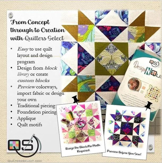 Quilters Select Design N Quilt Software