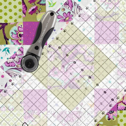 Quilters Select Non-Slip Crystal Clear Ruler 8.5″x18″