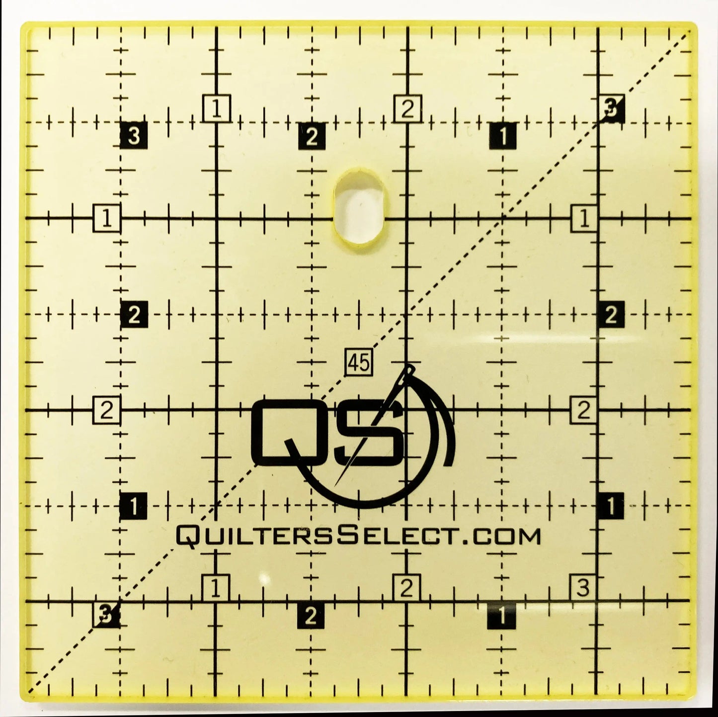 Quilters Select Non-Slip Ruler 3.5"x 3.5"