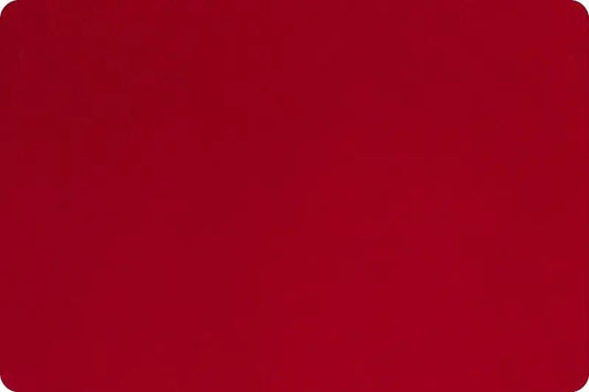 Quilting Cuddle Solid Cardinal Fabric per yard