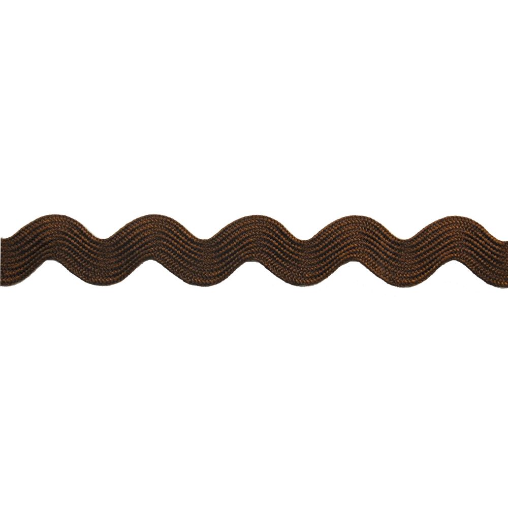 Rick Rack Collection - 3/4" Width (15 Yard Roll) - BRC-10MM-06 Brown