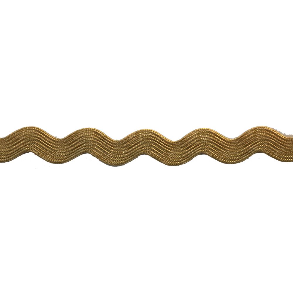Rick Rack Collection - 3/4" Width (15 Yard Roll) - BRC-10MM-10 Gold