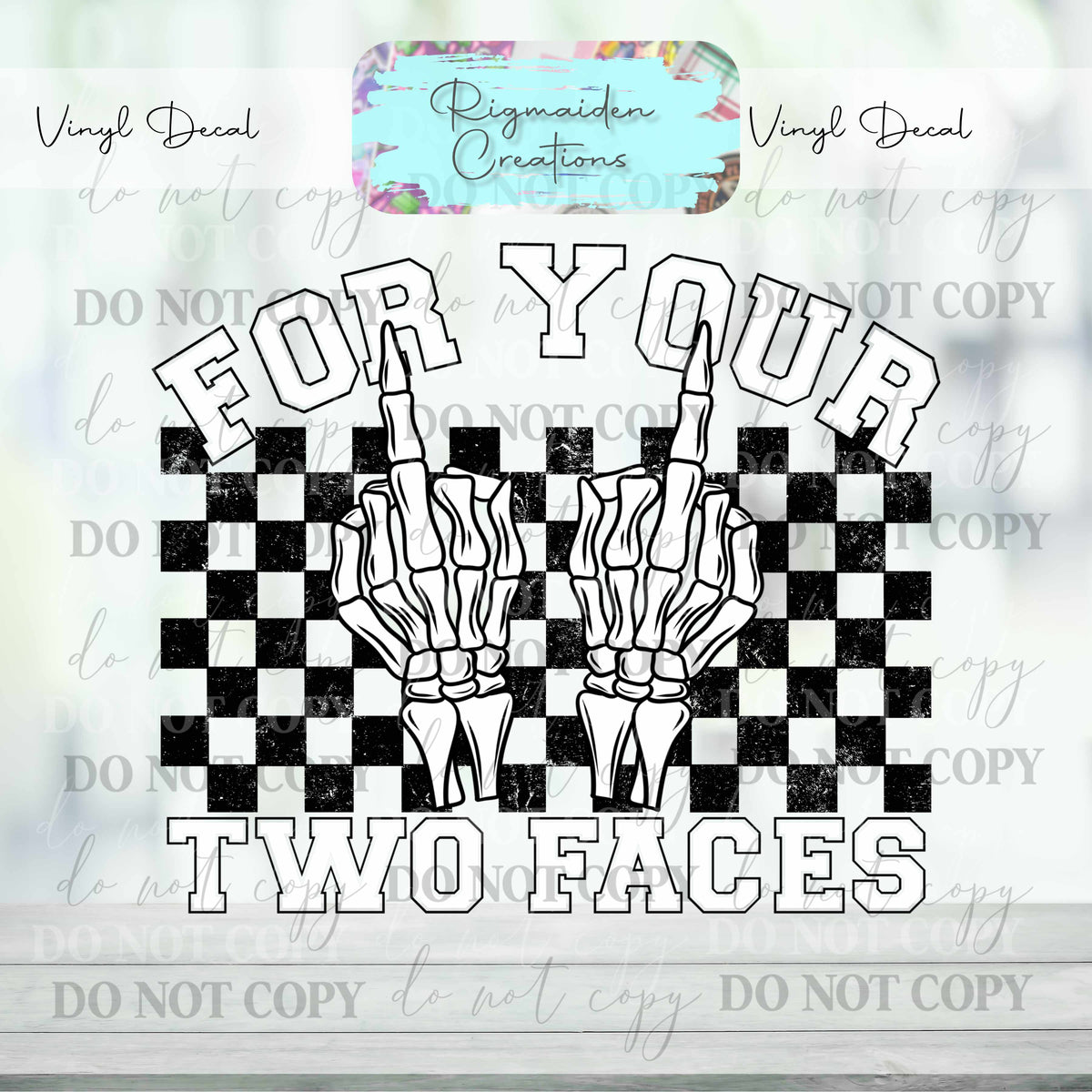 Two Face 1 Vinyl Decal – Famore