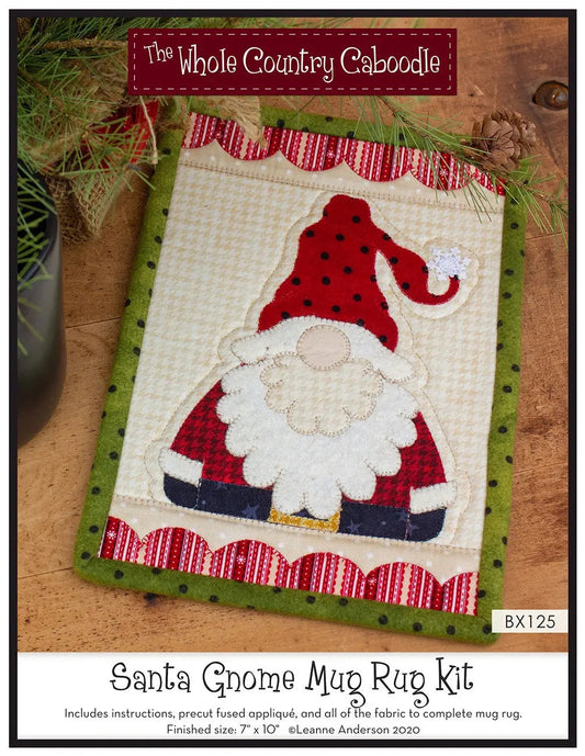 Santa Gnome Mug Rug Kit