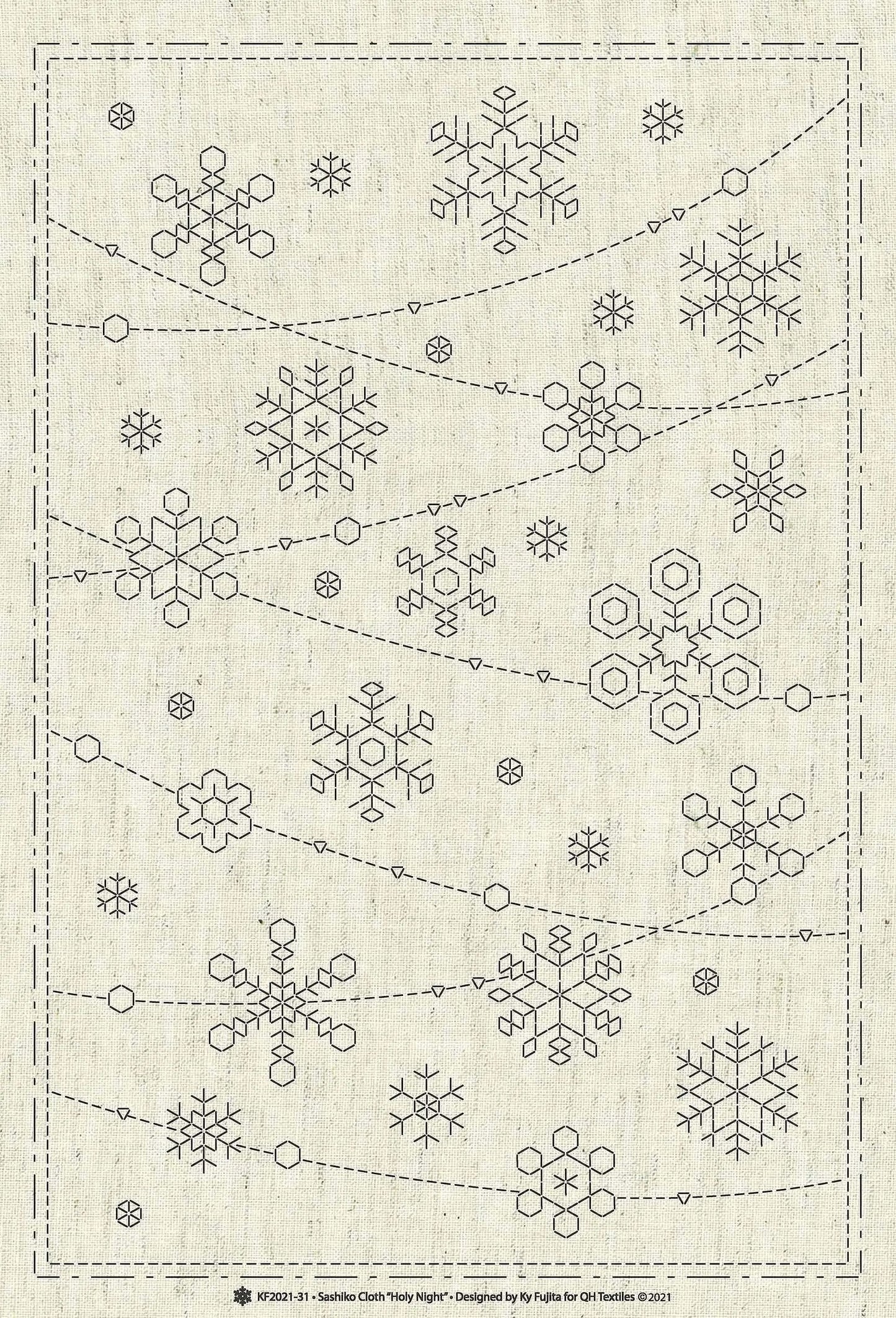Sashiko Cloth Holy Night