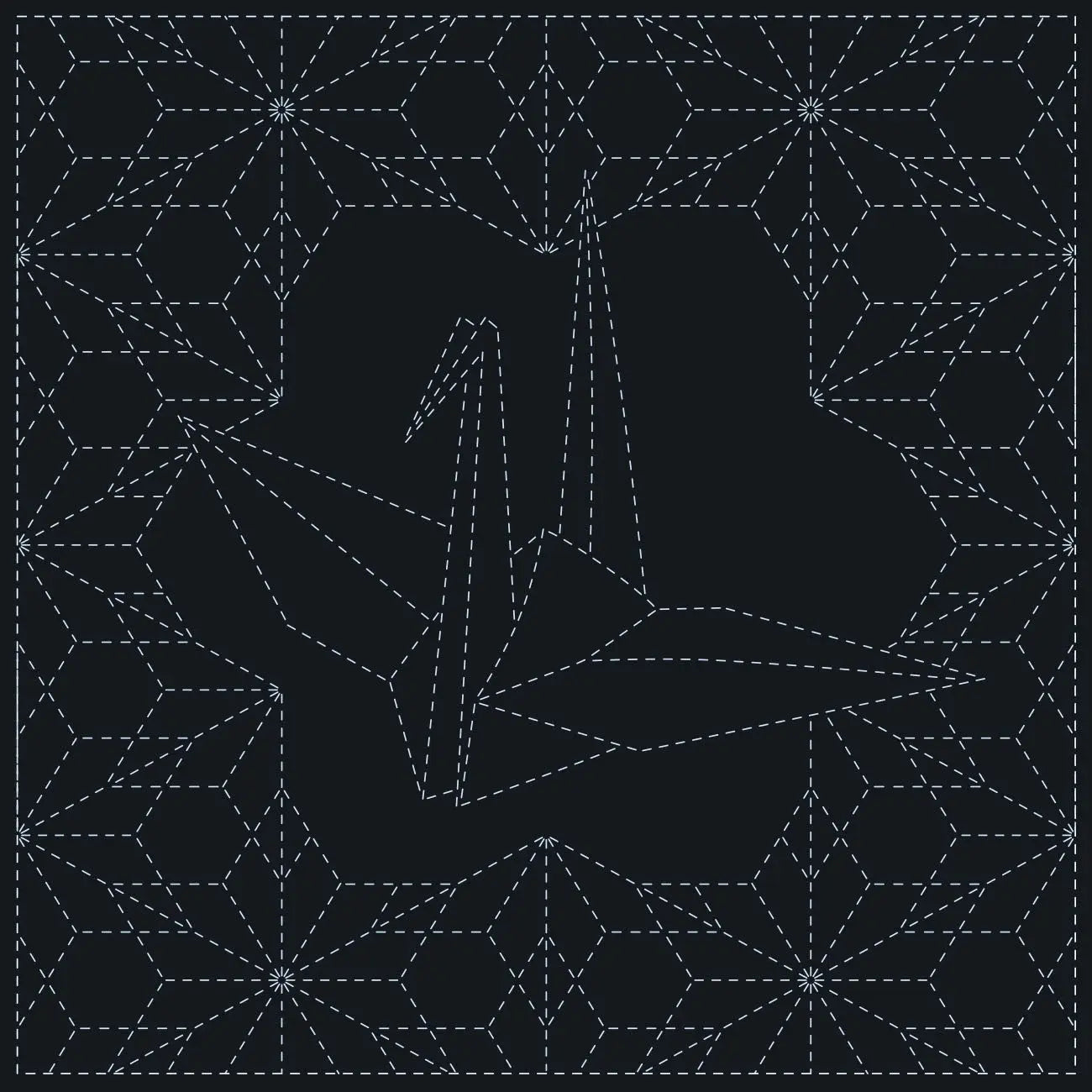 Sashiko Cloth Ori-Zuru