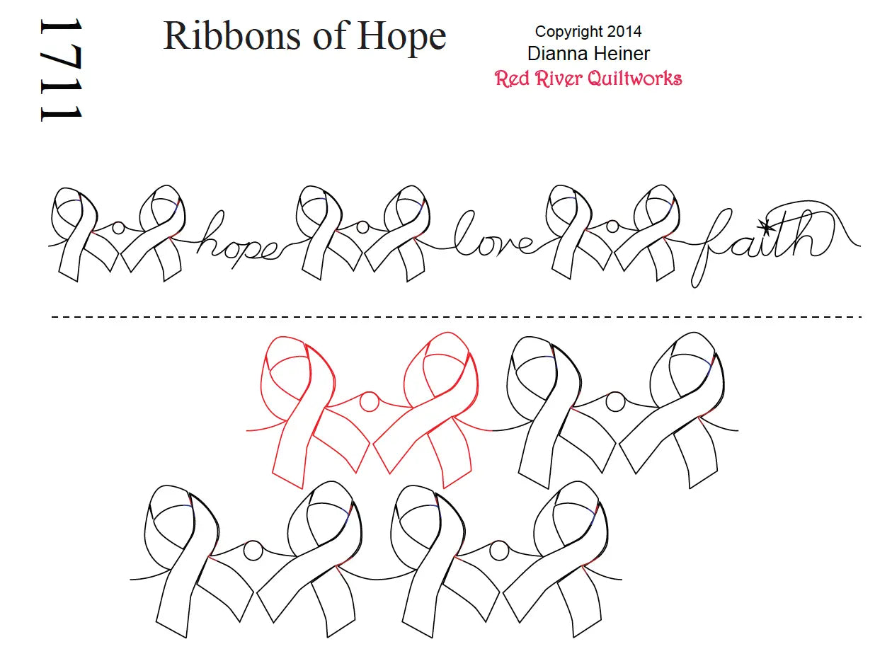 1711 Ribbons Of Hope Combo Pantograph