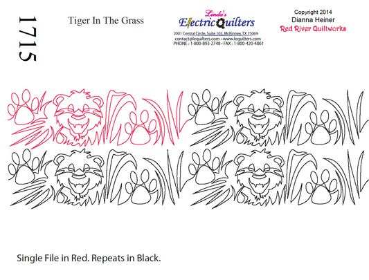 1715 Tiger In The Grass Combo Pantograph