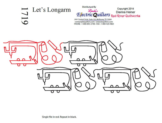 1719 Let'S Longarm Pantograph