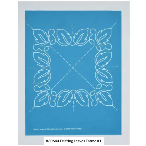 30644 Drifting Leaves Frame 7" Stencil