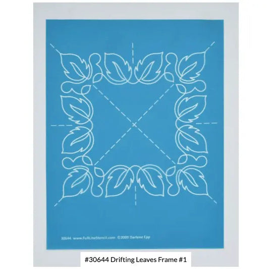 30644 Drifting Leaves Frame 7" Stencil