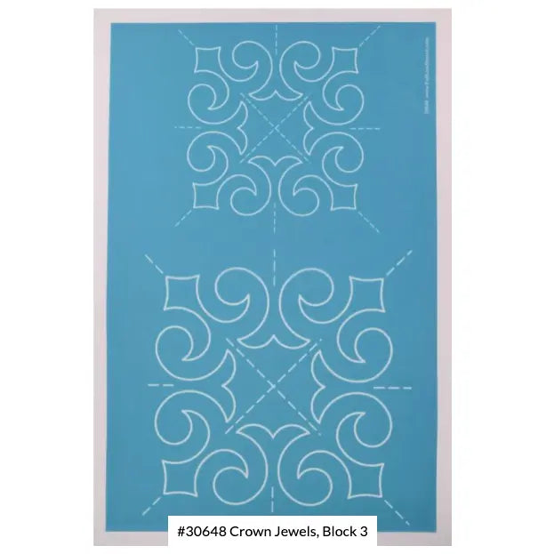 30648 Crown Jewels Block 8" & 6" Blocks