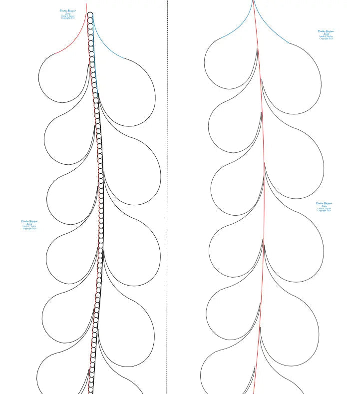 273 Border Base Pantograph by Linda V. Taylor