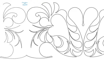 278 Lovely Hearts Pantograph by Linda V. Taylor