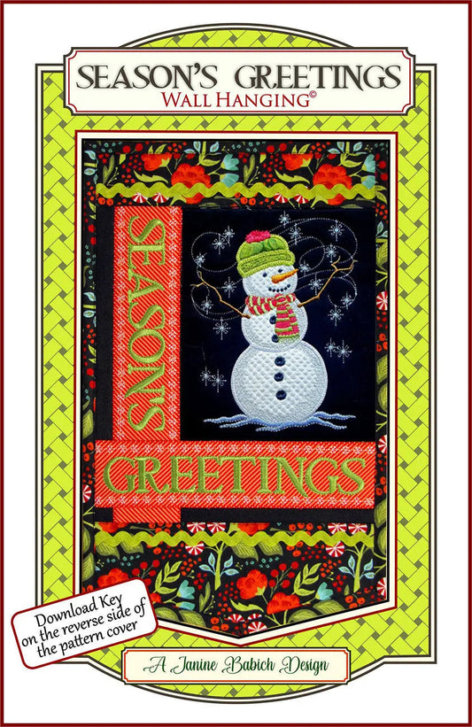 Seasons Greetings Wall Hanging
