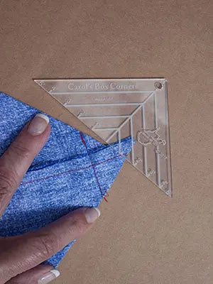 Carol's Box Corners Template