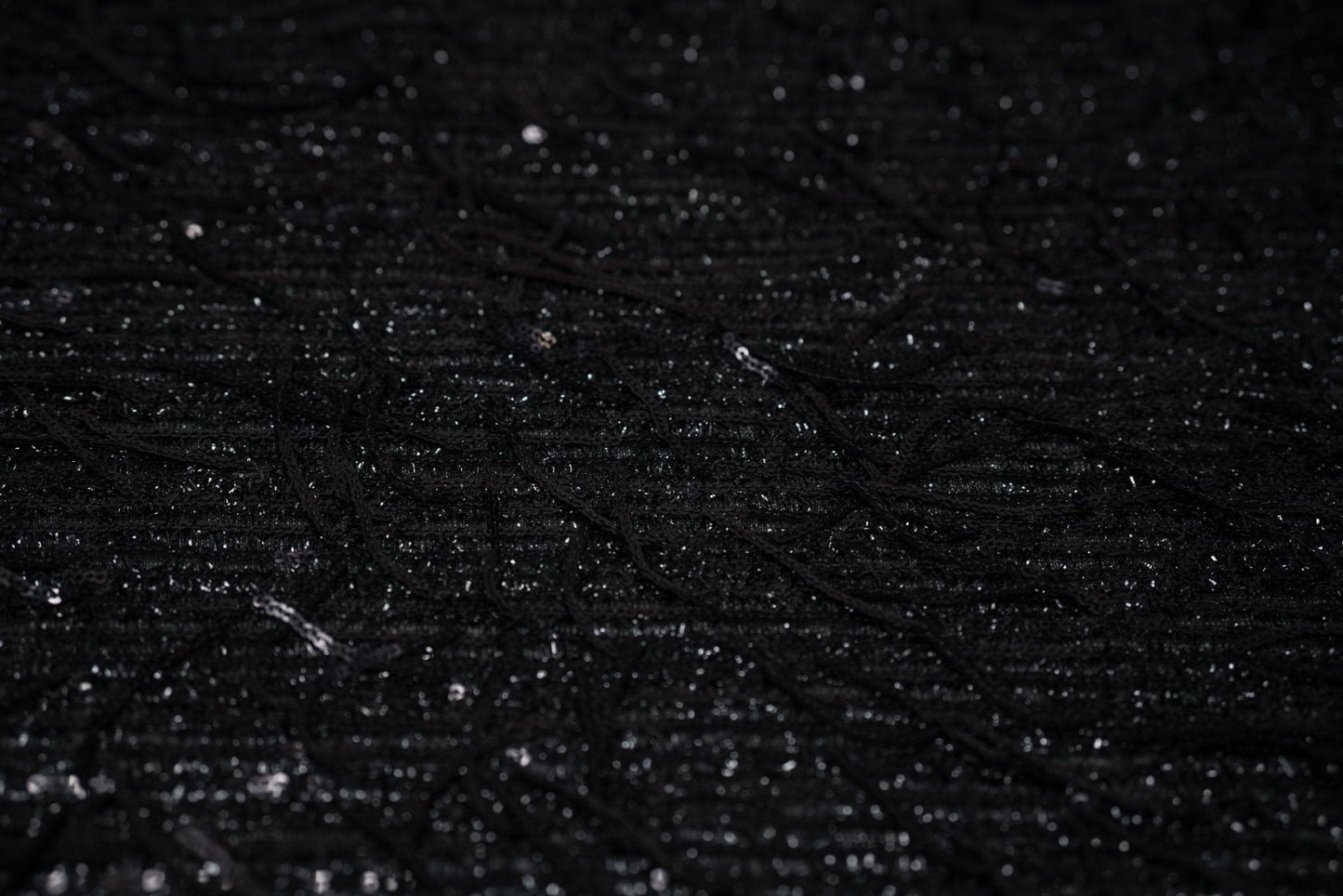 Shimmy Polyester Mesh with Dangle Sequin Fabric | Blue Moon Fabrics