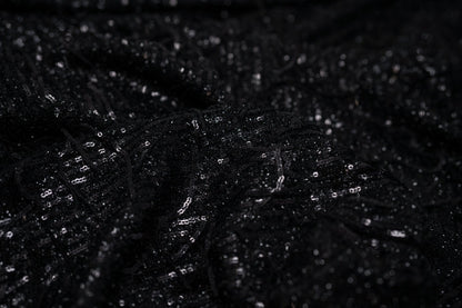 Shimmy Polyester Mesh with Dangle Sequin Fabric | Blue Moon Fabrics