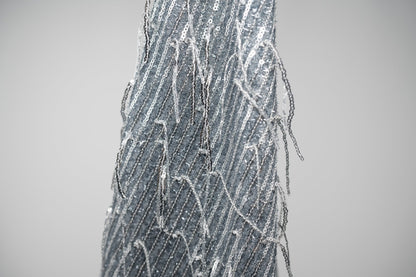 Shimmy Polyester Mesh with Dangle Sequin Fabric | Blue Moon Fabrics