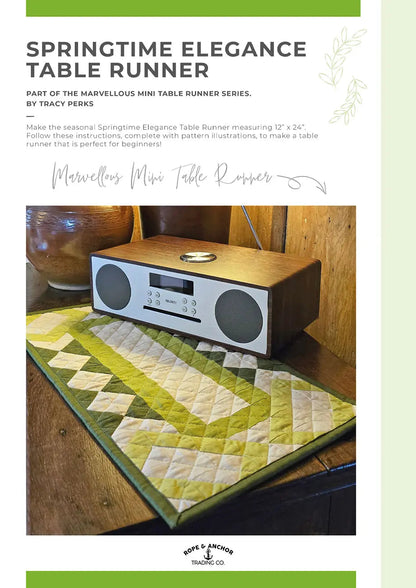 Springtime Elegance Table Runner