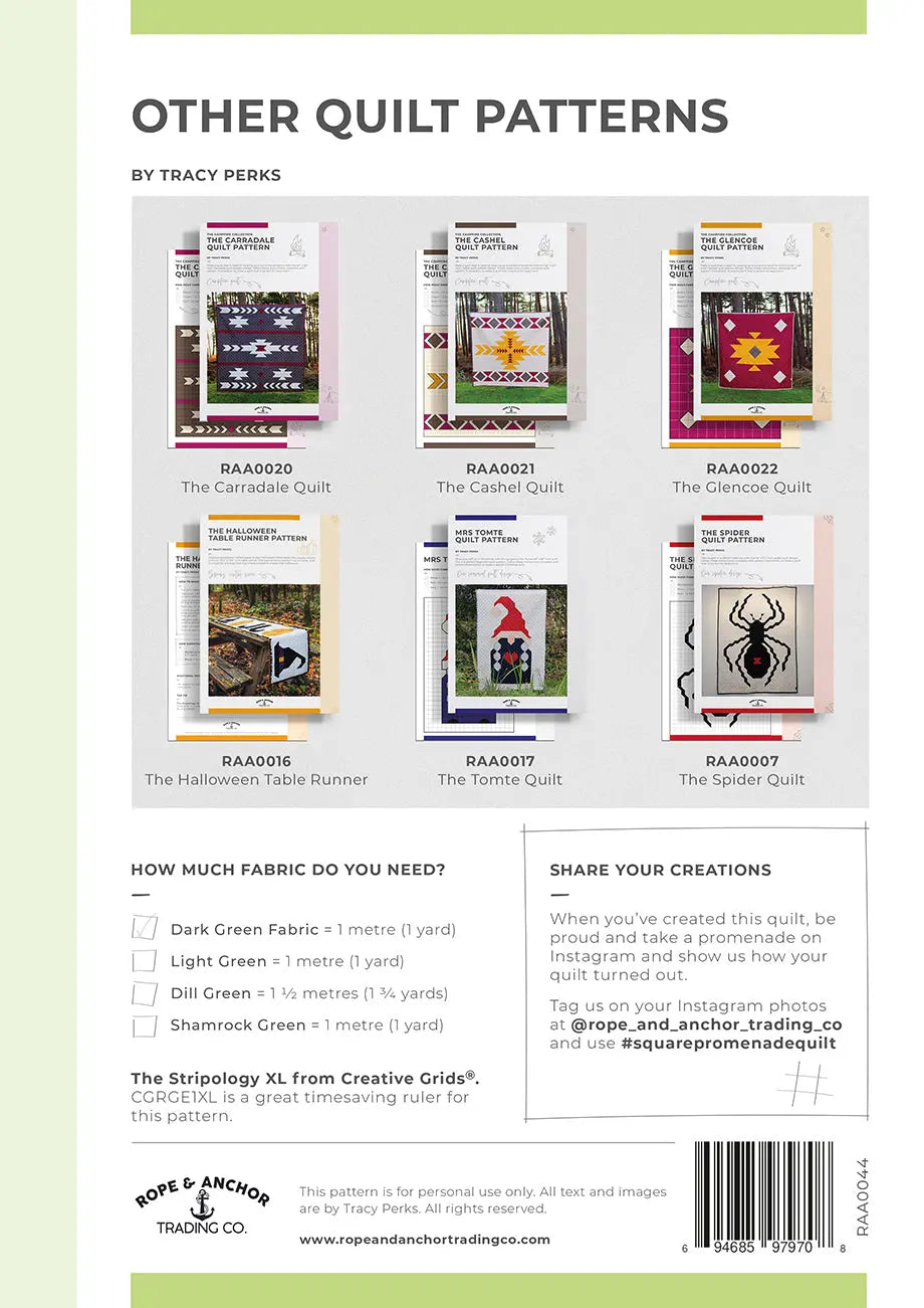 Square Promenade Quilt Pattern