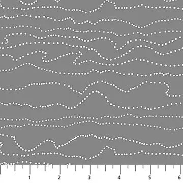 Strings Gray Dewfall Cotton 44"/45" Fabric Per Yard