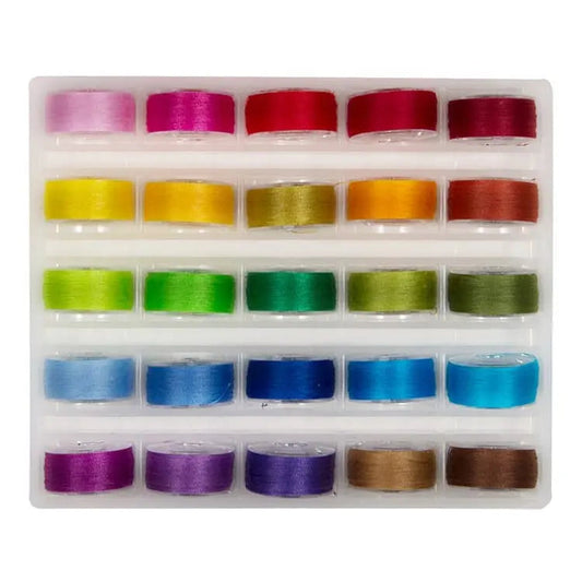 Super Bobs Cotton Bright Collection Prewound Bobbins - Class 15