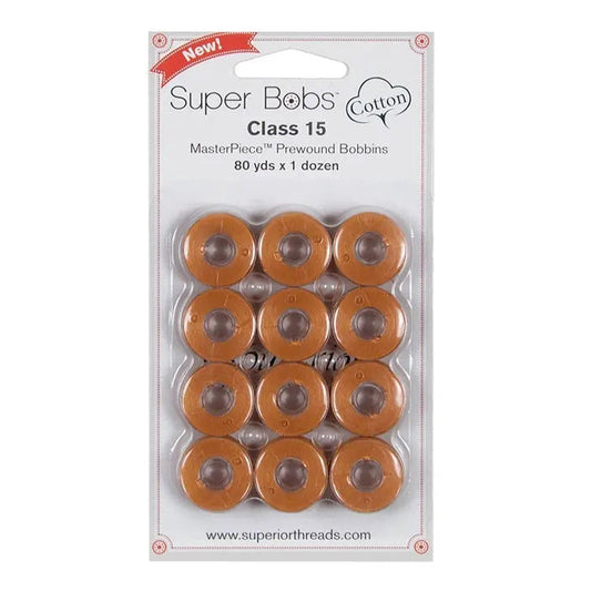 Super Bobs Cotton #162 Renoir (Class 15) 12 pack pre-wound bobbins