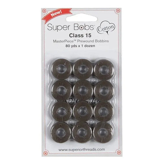 Super Bobs Cotton #181 Nightscape (Class 15) 12 pack pre-wound bobbins