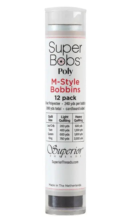 Monochrome Super Bobs Poly Multicolor 12pk M-Style