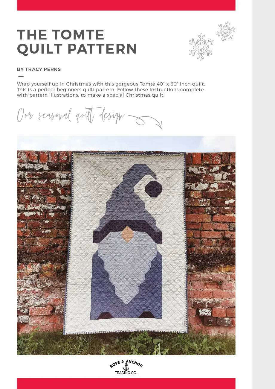 Tomte Quilt Pattern