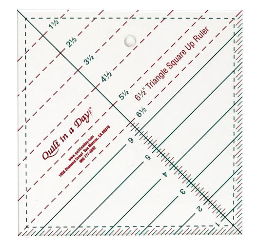 Triangle Square Up Ruler 6-1/2in