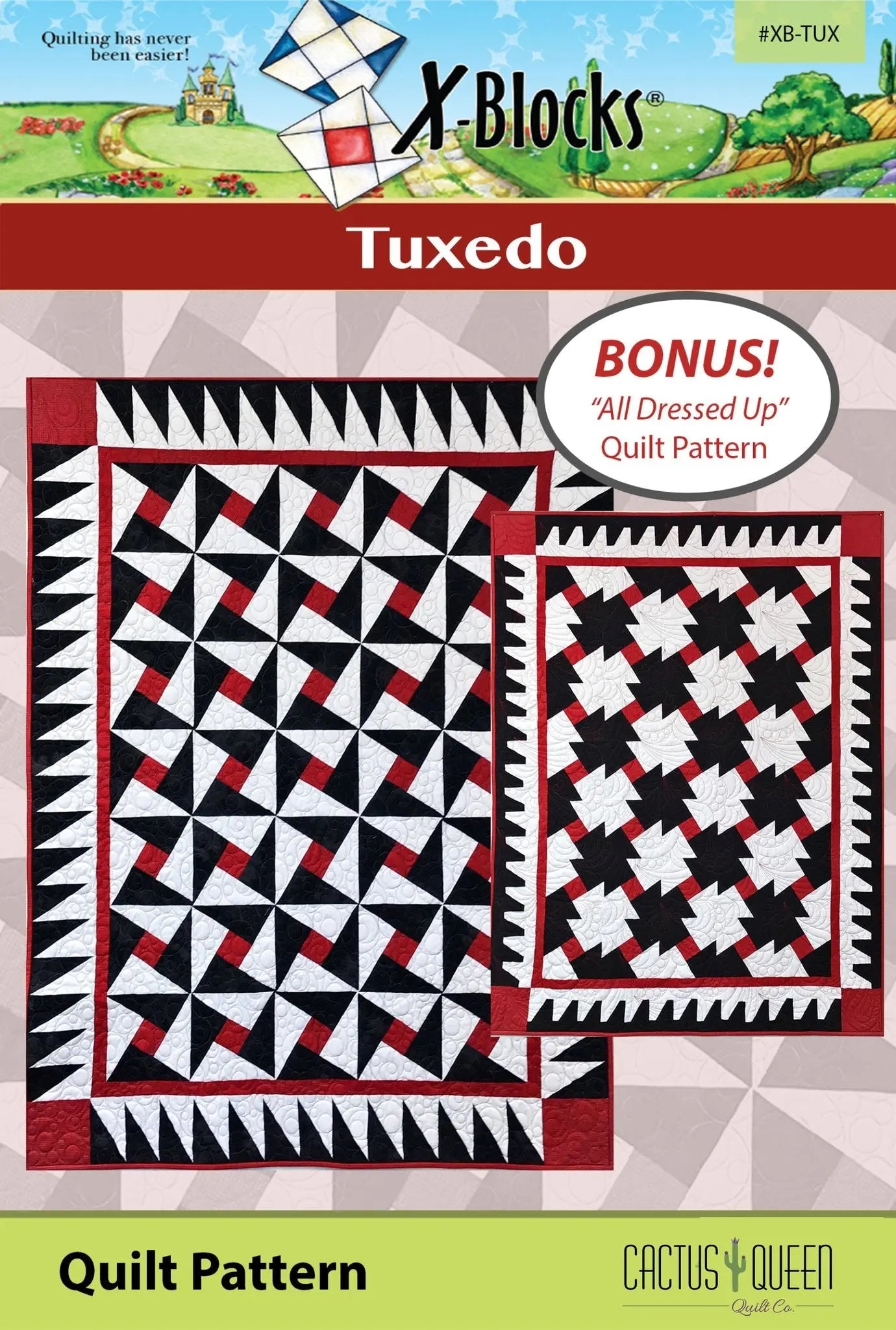 X-Block Tuxedo Pattern