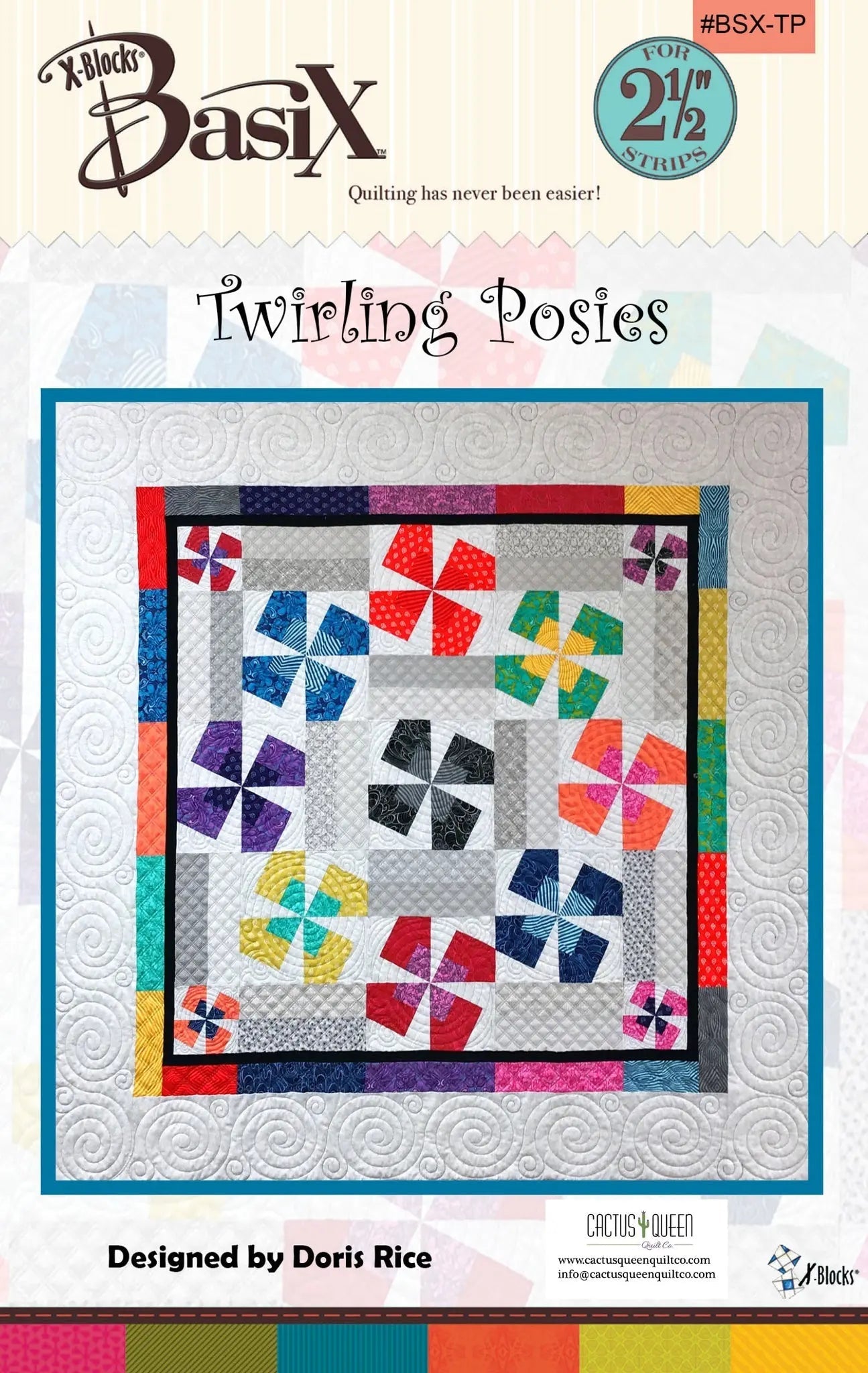 BasiX Twirling Posies Pattern
