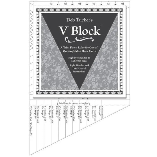 V Block Trimmer Ruler by Studio 180 Design