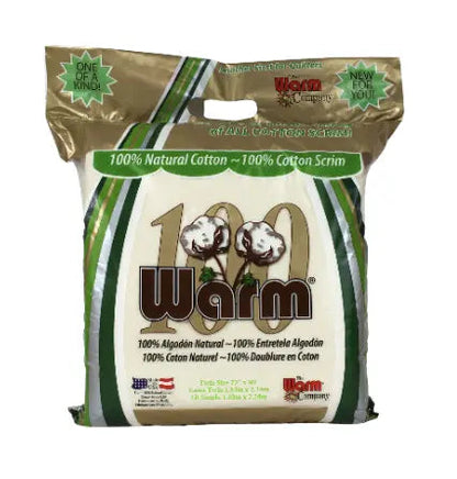 Warm 100 Ultra Clean Natural Cotton + 100% Cotton Scrim