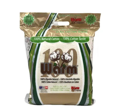 Warm 100 Ultra Clean Natural Cotton + 100% Cotton Scrim