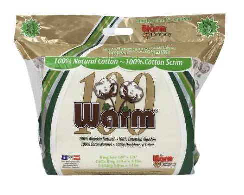 Warm 100 Ultra Clean Natural Cotton + 100% Cotton Scrim