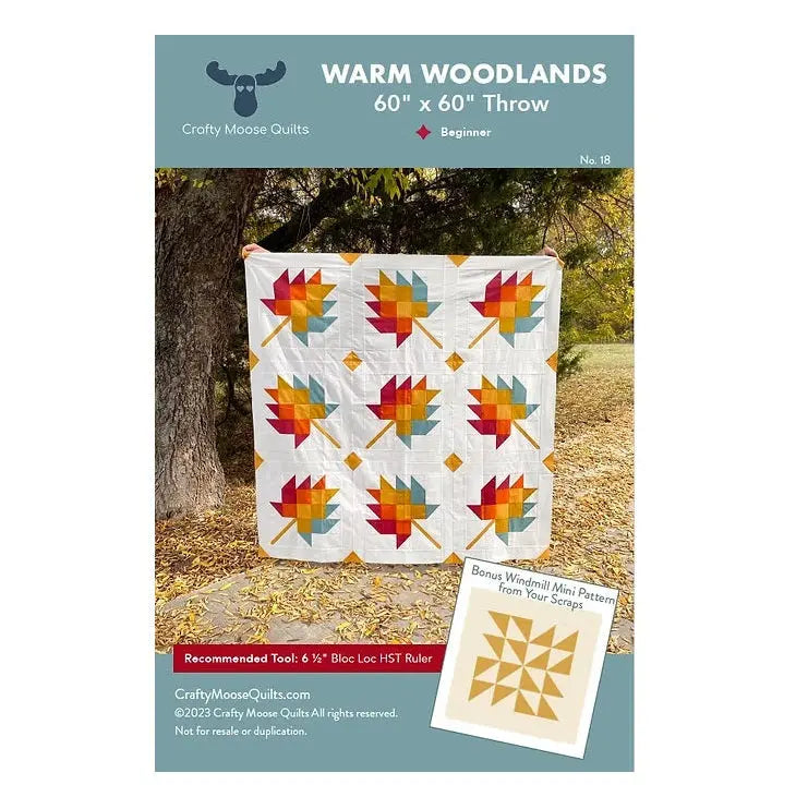 Warm Woodlands Paper Booklets Pattern