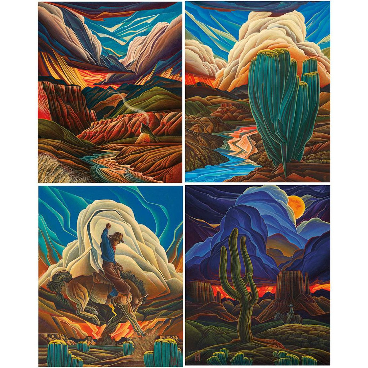 Western Reflections 35 1/2" x 43 1/2" Panel Bundle