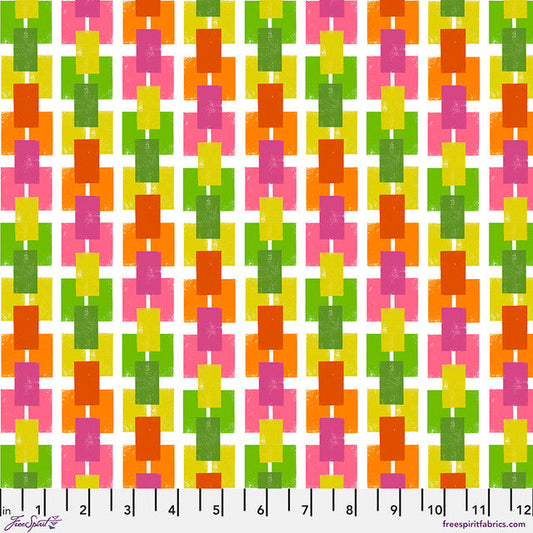 White Lucky Paper What the Birds Said Cotton 44"/45" Fabric Per Yard