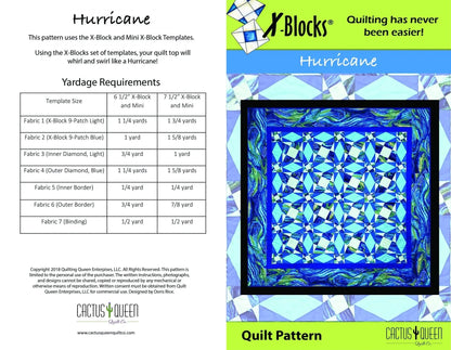 X-Block Hurricane Pattern
