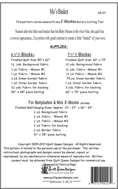X-Block Mo's Basket Pattern