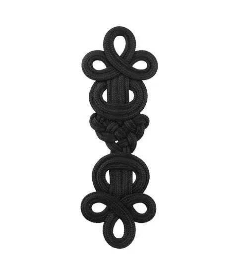 Yaya Han 2.38''x7'' Sew on Dali Frog Closure Black