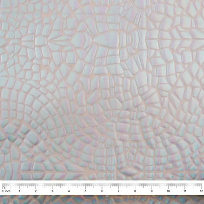 Yaya Han 4 Way Broken Glass Mirror 57" White Fabric Per Yard