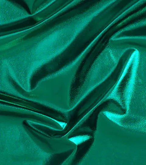 Yaya Han 4 Way Metallic 57" Emerald Fabric Per Yard