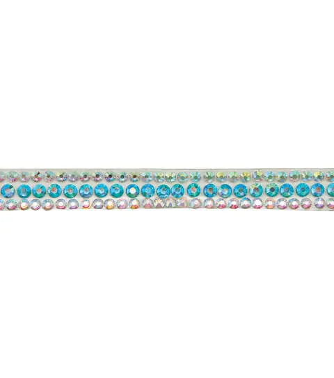 Yaya Han Iron on Crystal Princess Trim 0.56" Multi Color - Per Yard