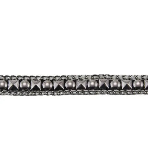 Yaya Han Iron on London Punk Trim 0.56" - Per Yard